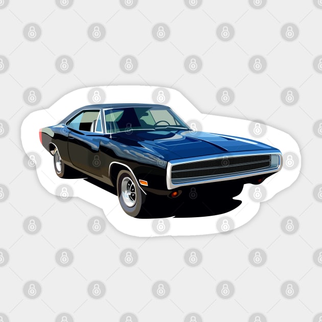 Charger 1970 Sticker by zemluke